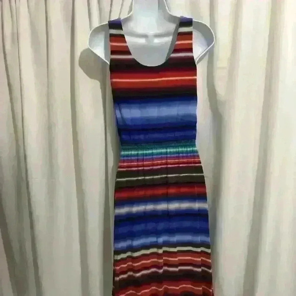 Calvin Klein Petite Multicolored Striped Dress - Picture 4 of 6